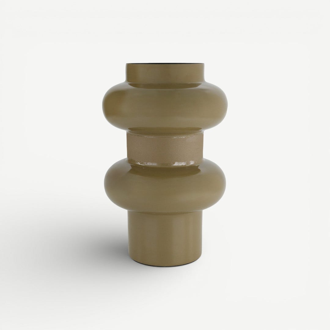 Skizzo Decor Vase - Mocha