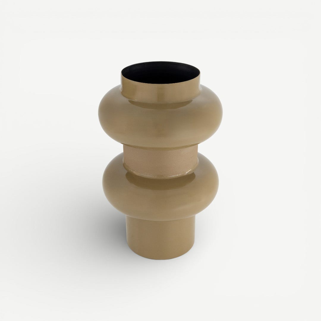 Skizzo Decor Vase - Mocha