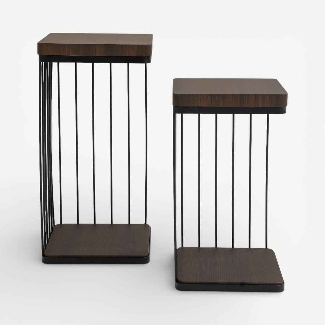 Symin Nest of Tables Walnut