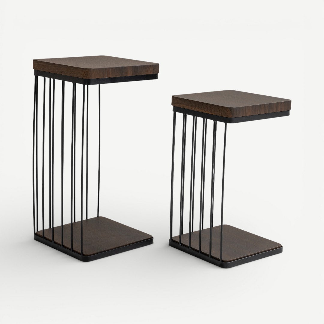 Symin Nest of Tables Walnut