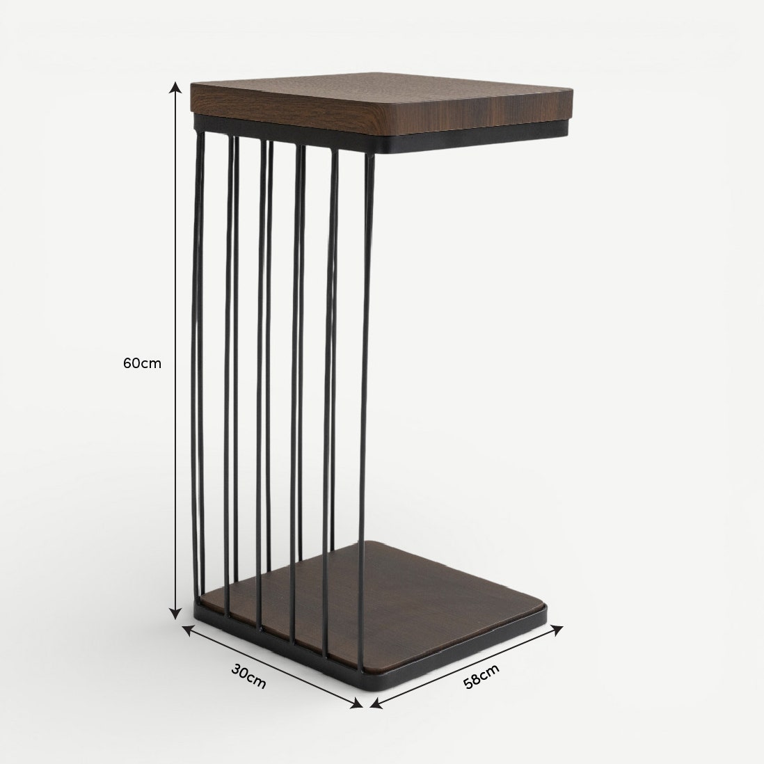 Symin Nest of Tables Walnut