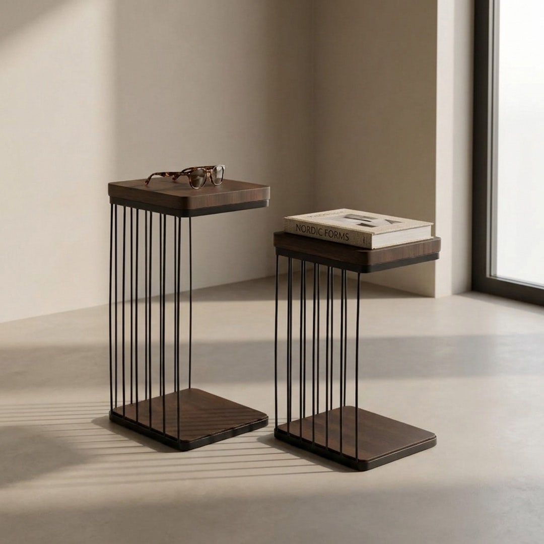 Symin Nest of Tables Walnut