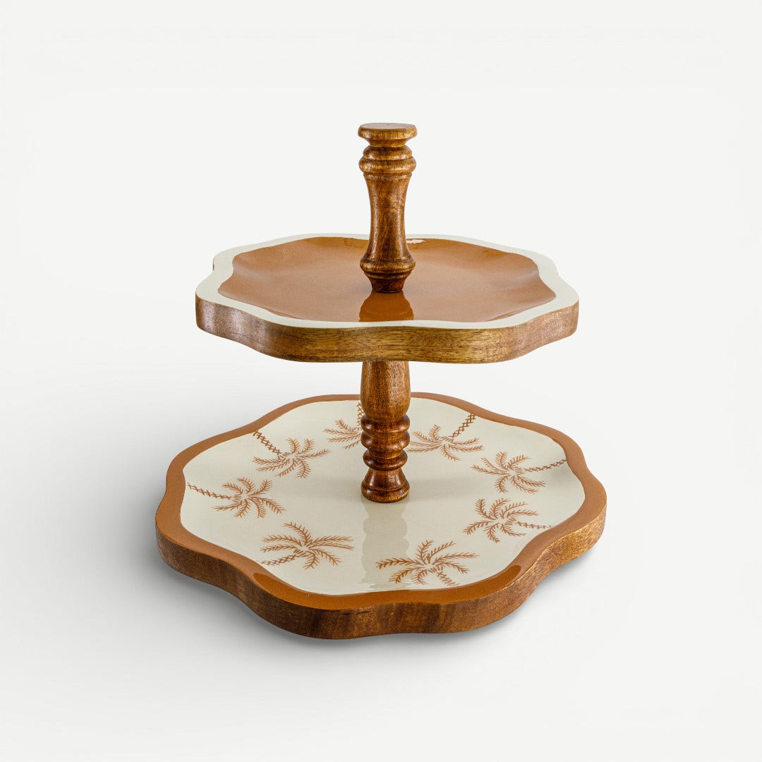 Heritage 2 Tier Dessert Stand -32x36cm