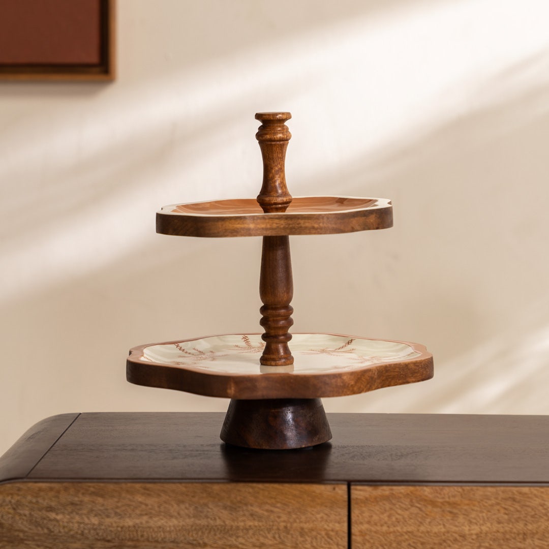 Heritage 2 Tier Dessert Stand -32x36cm