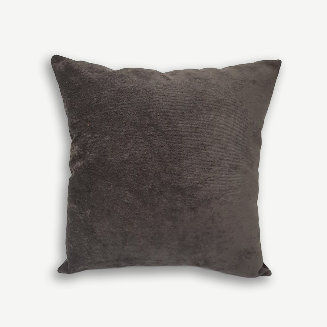 غطاء وسادة كوين 60x60 سم - فحمي