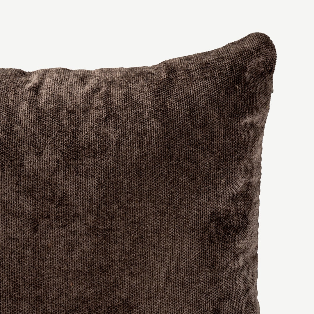 غطاء وسادة كوين 60x60 سم - فحمي