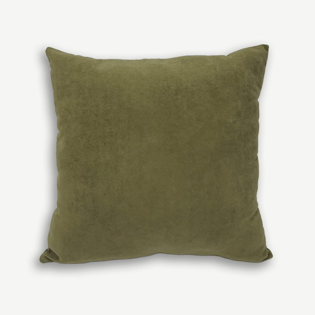 غطاء وسادة سموك 60x60 سم - زيتي