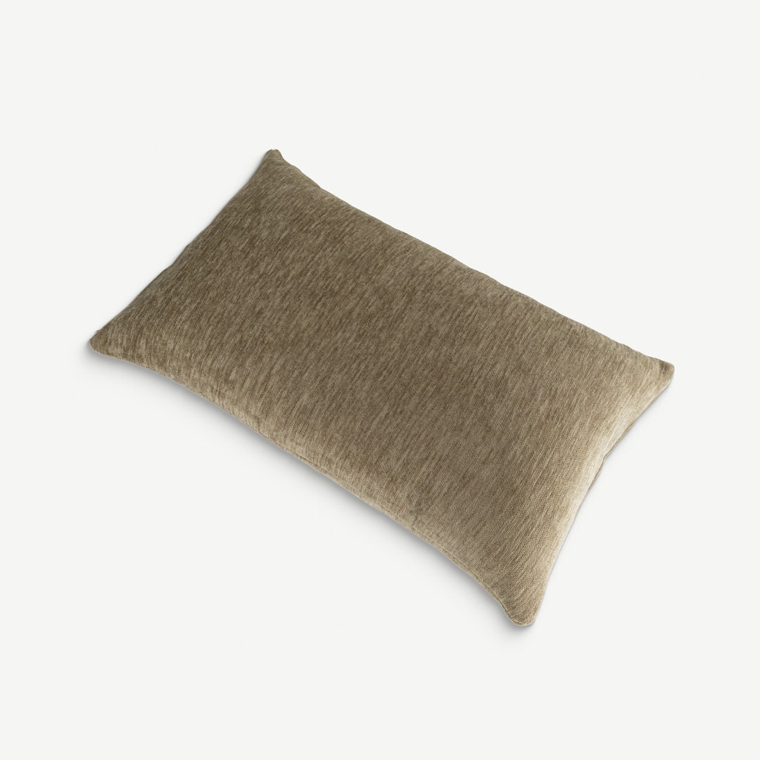 غطاء وسادة دانيسا 30x50 سم - فحمي