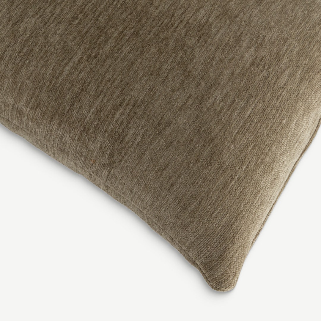 غطاء وسادة دانيسا 30x50 سم - فحمي