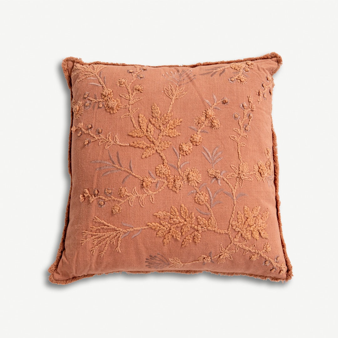 Reece Embroidered Cushion - 50x50cm