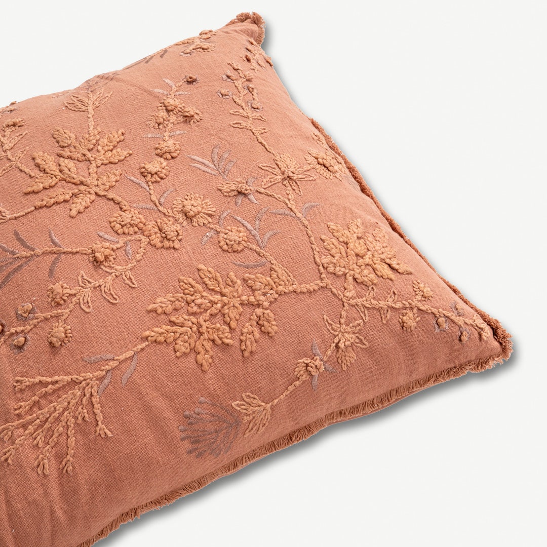 Reece Embroidered Cushion - 50x50cm