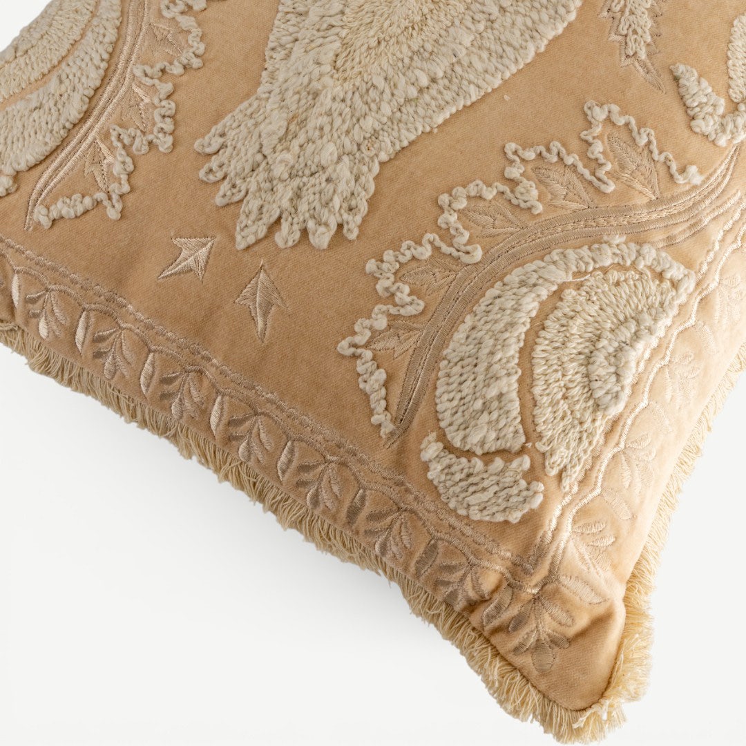 Kayce Embroidered Cushion - 35x60cm