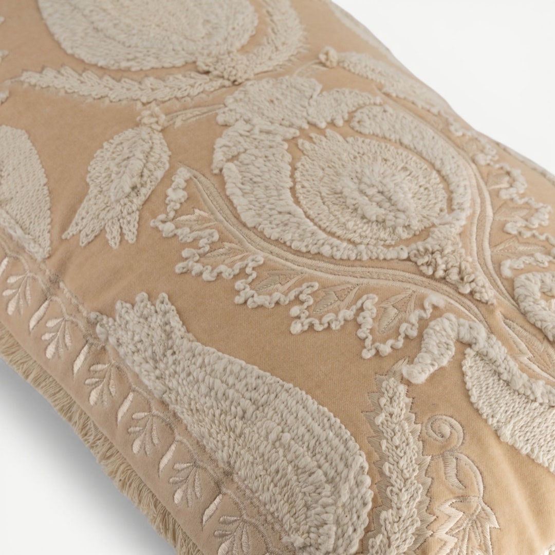 Kayce Embroidered Cushion - 35x60cm