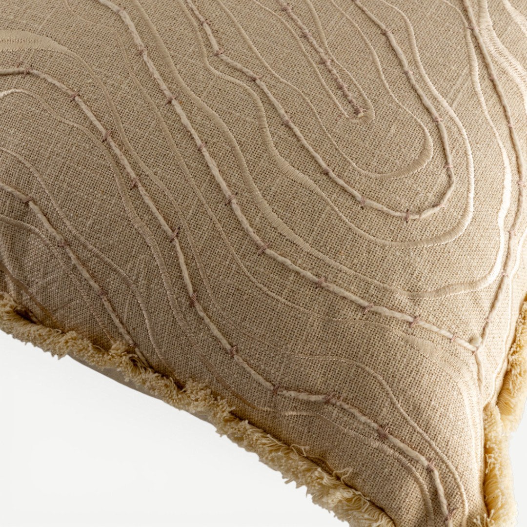 Kayce Embroidered Cushion - 50x50cm