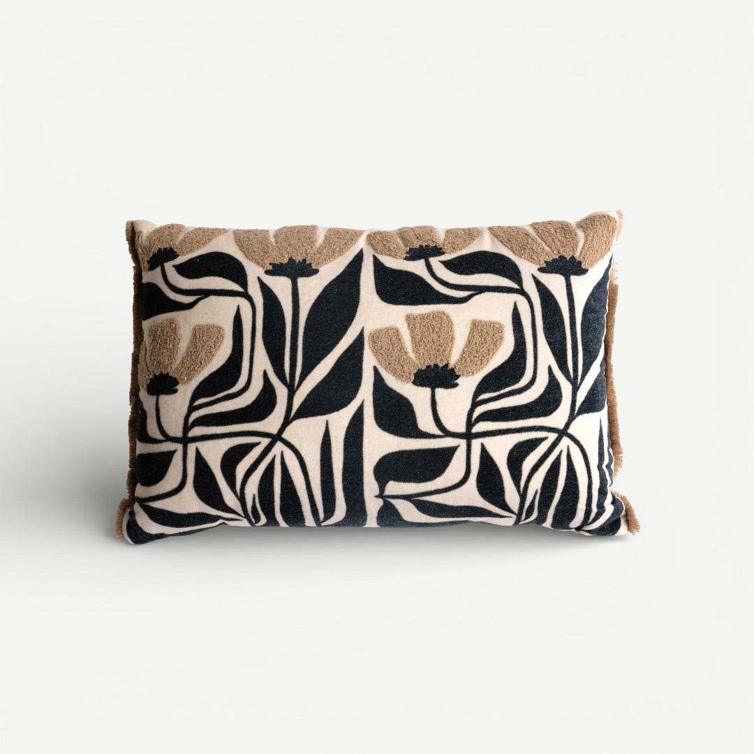 Jinan Embroidered Cushion - 35x50cm