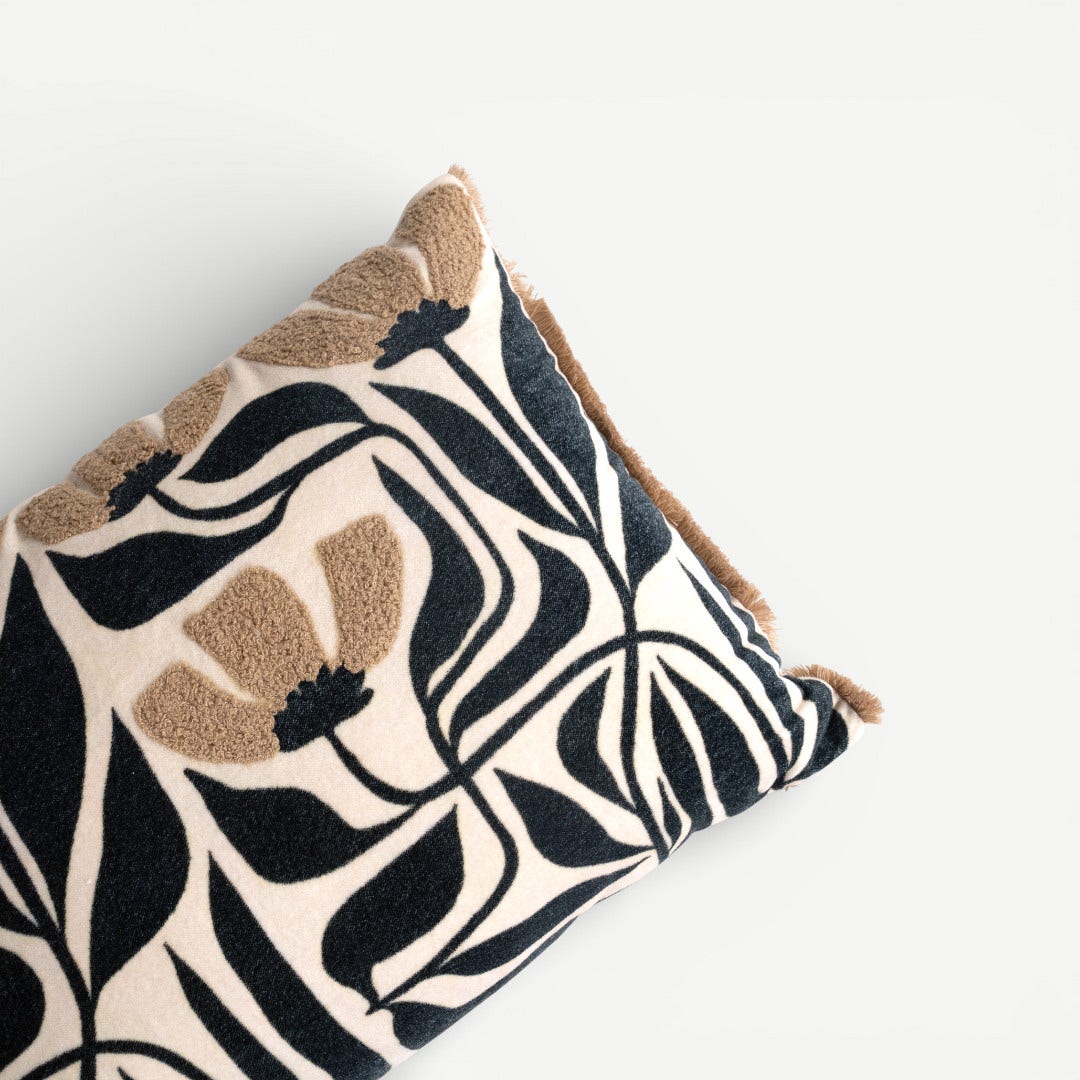 Jinan Embroidered Cushion - 35x50cm