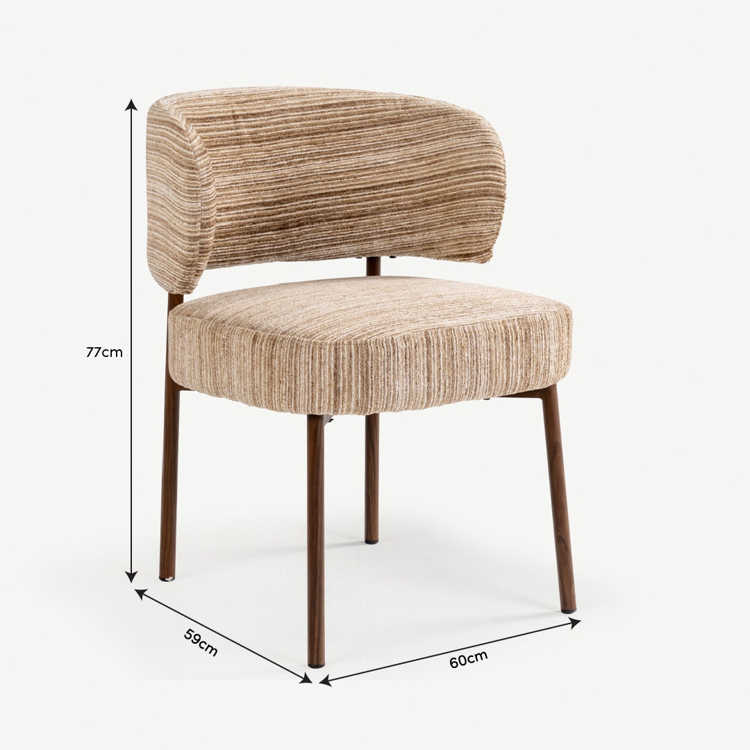Niclas Dining Chair Greige