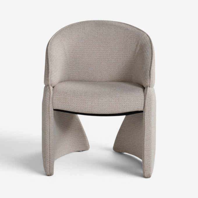 Jupiter Dining Arm Chair Greige Jupiter Dining Arm Chair Greige
