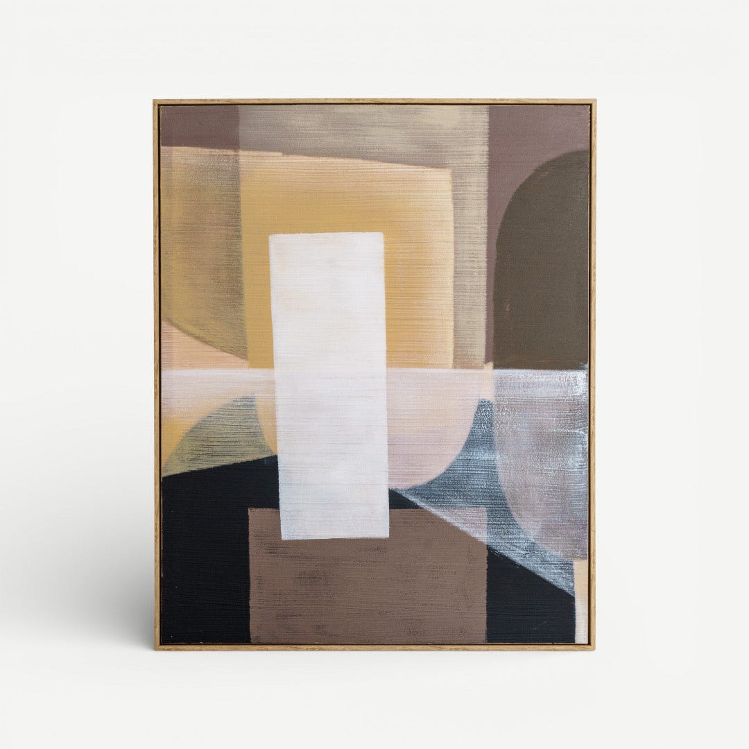 Fanar Hand Painted Wall Art - 80x100cm