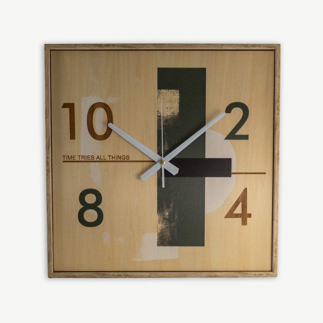 Saea Square Wall Clock - 40cm