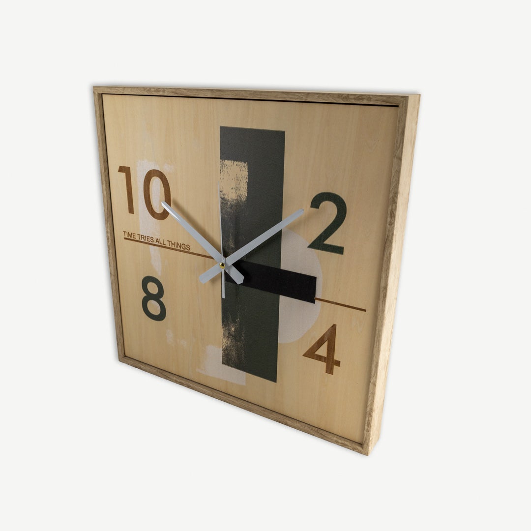 Saea Square Wall Clock - 40cm