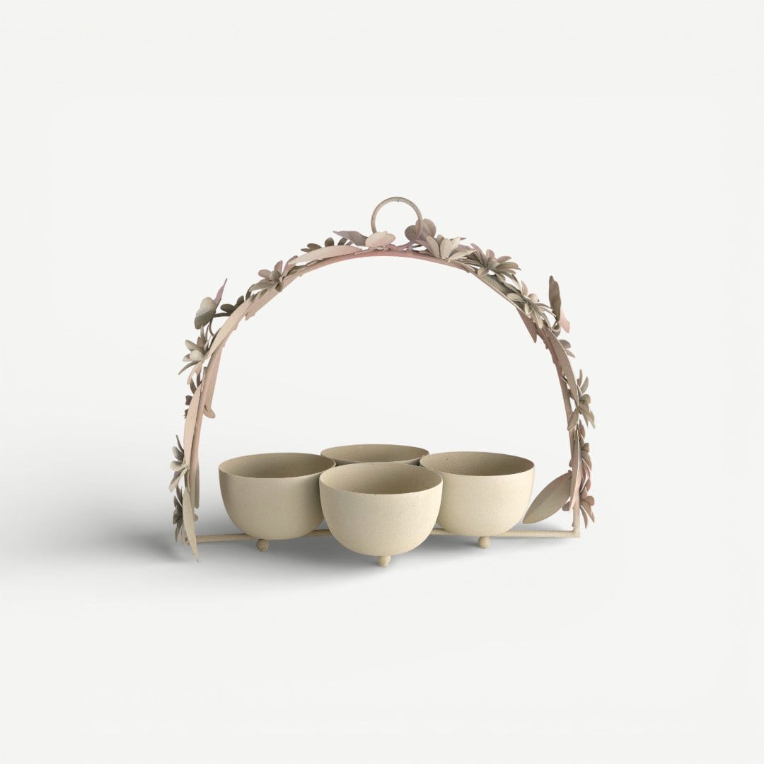 ليفي داليا طقم وعاء حلوى