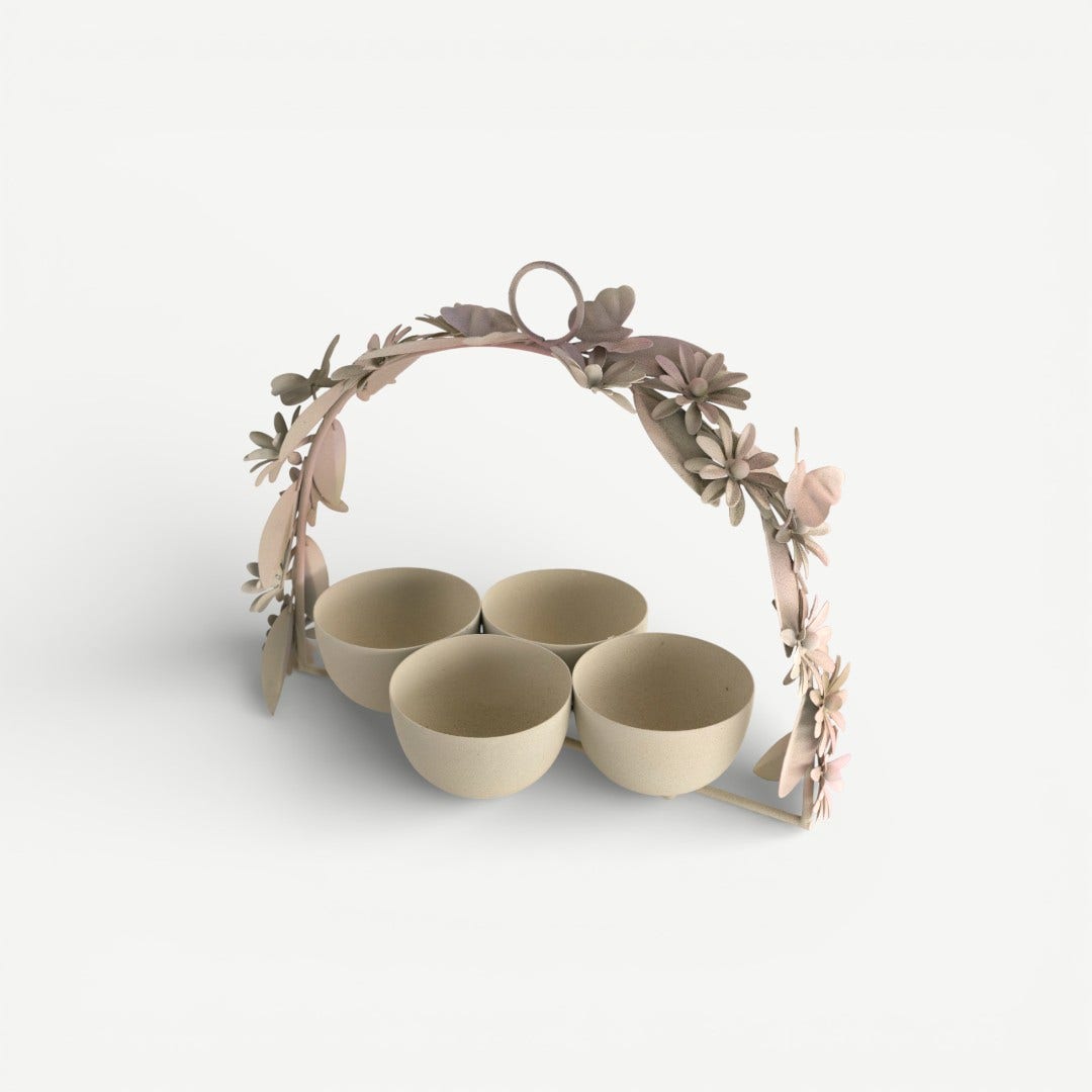 ليفي داليا طقم وعاء حلوى