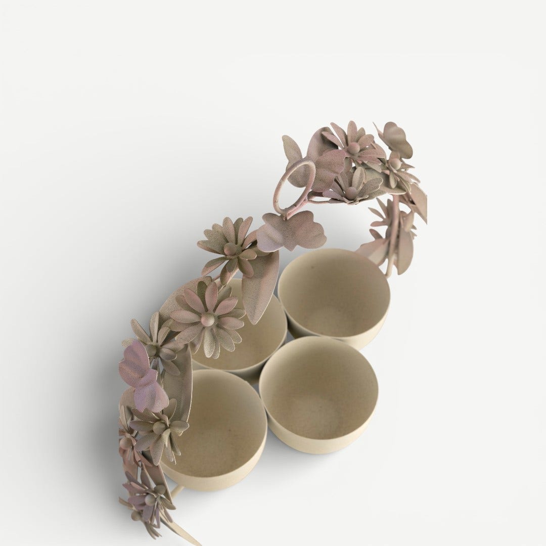 ليفي داليا طقم وعاء حلوى