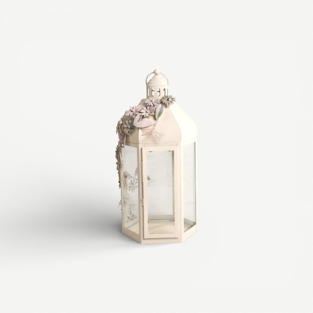 Leafy Dahlia Lantern