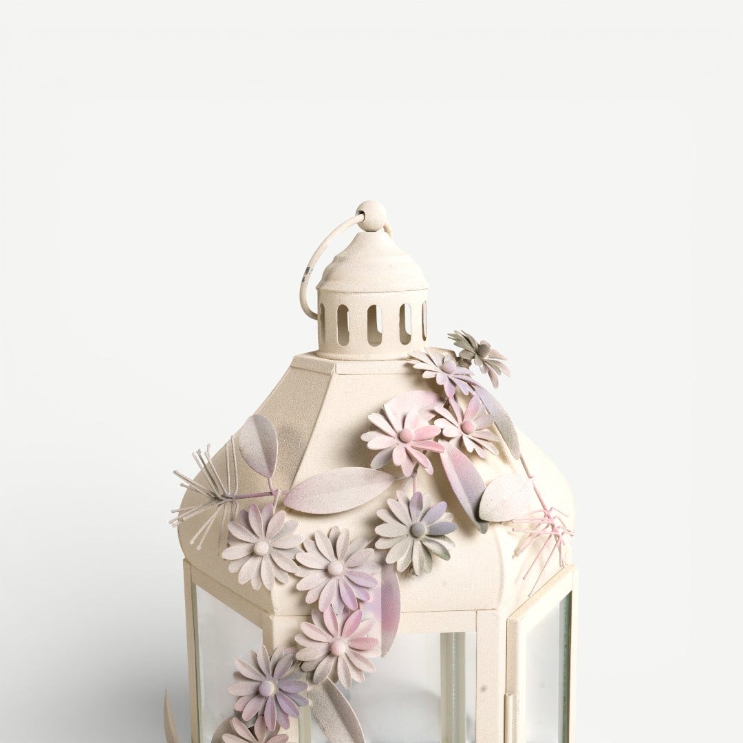 Leafy Dahlia Lantern