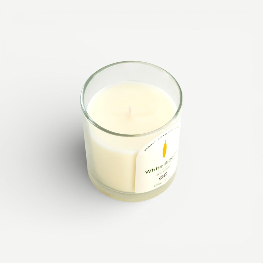 Ria Jar Candle 200g-White Bloom