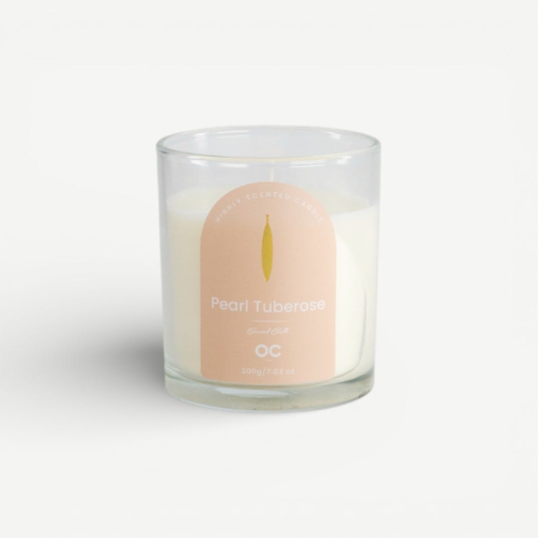 Ria Jar Candle 200g-Pearl Tuberose
