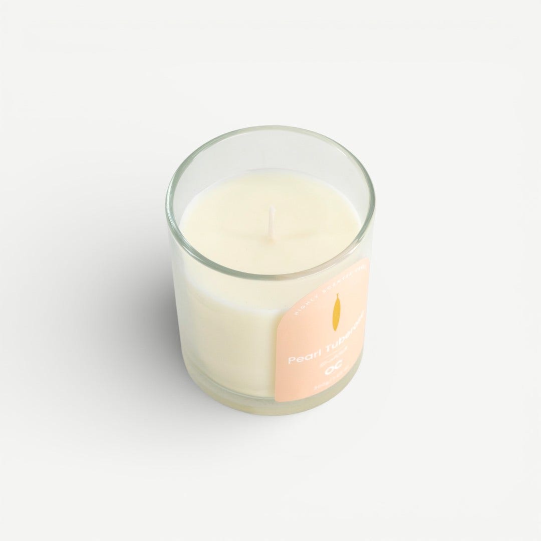 Ria Jar Candle 200g-Pearl Tuberose