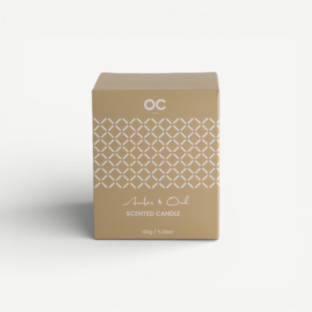 Nessa Jar Candle 150g-Amber & Oud