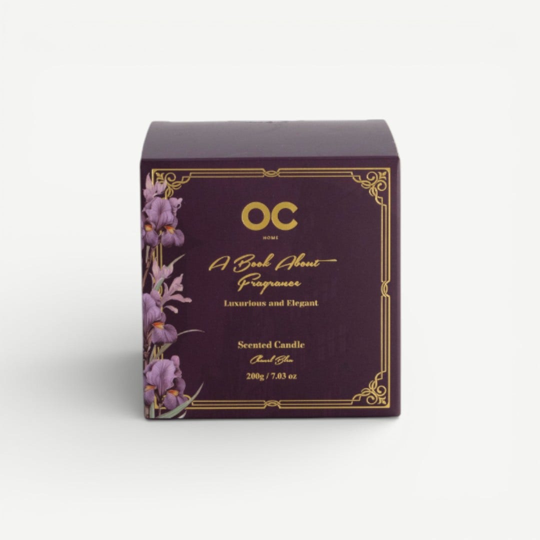 Leafy Jar Candle 200g - Chanel Bleu