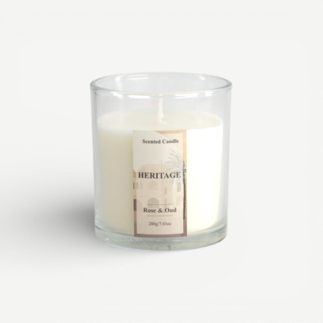 Heritage Jar Candle 200g - Rose & Oud