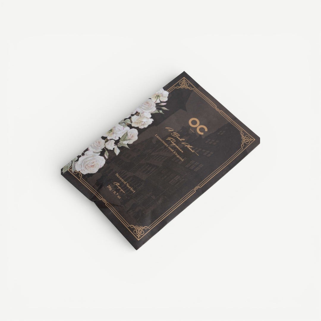 Leafy Scented Sachet -Champagne