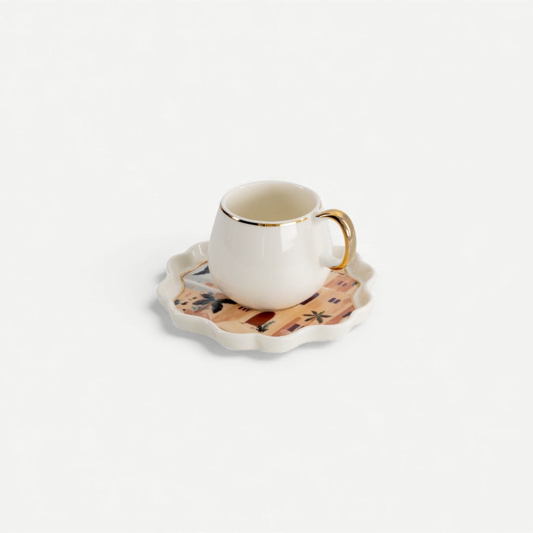 Heritage Cup & Saucer Set of 6pcs