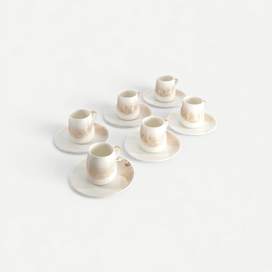 Vogue Cup & Saucer Set of 6pcs