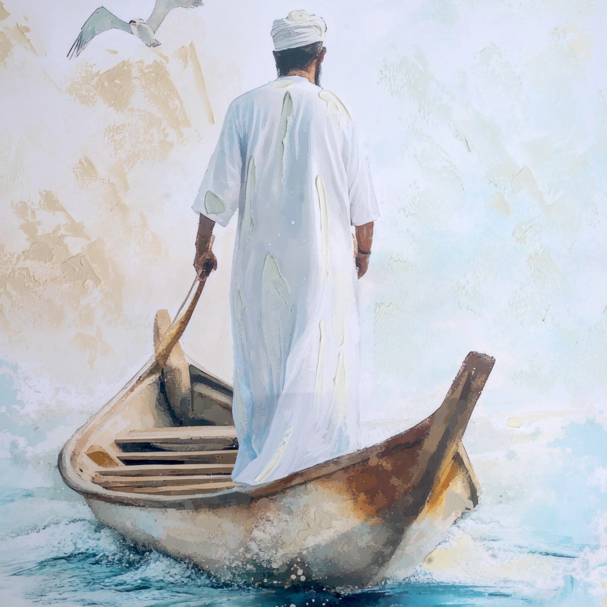 Heritage Bahr Hand Embellished Wall Art