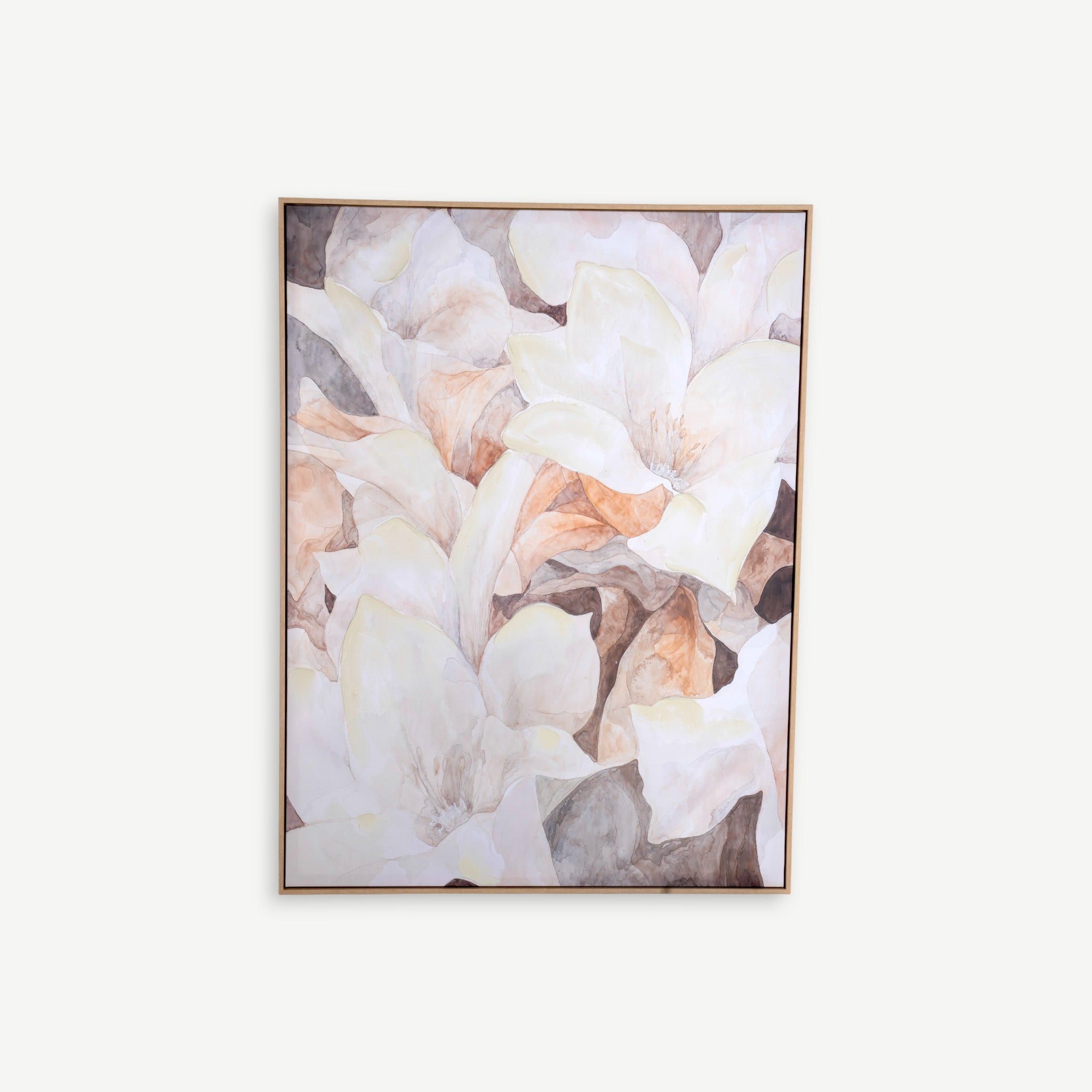 Leafy Hand Embellished Wall Art 90x120cm