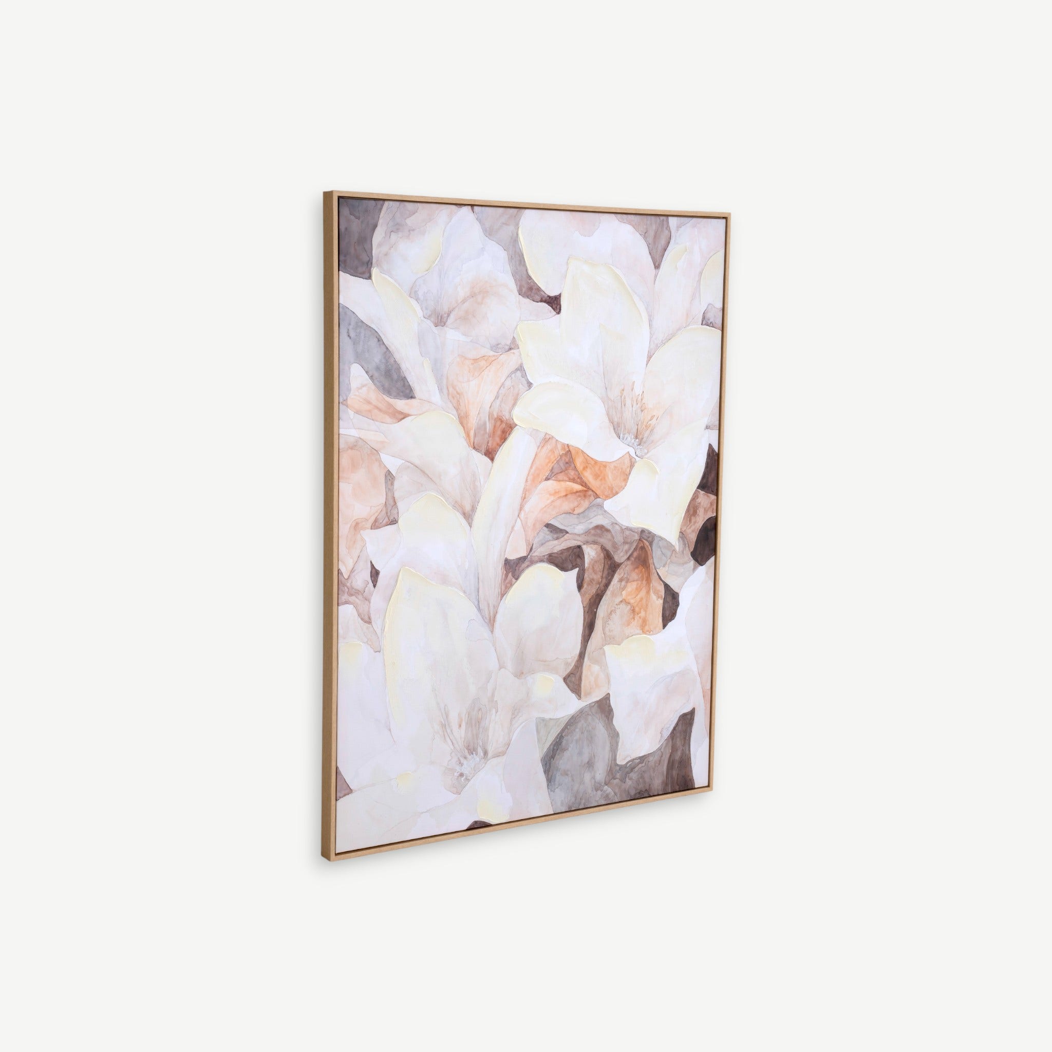 Leafy Hand Embellished Wall Art 90x120cm