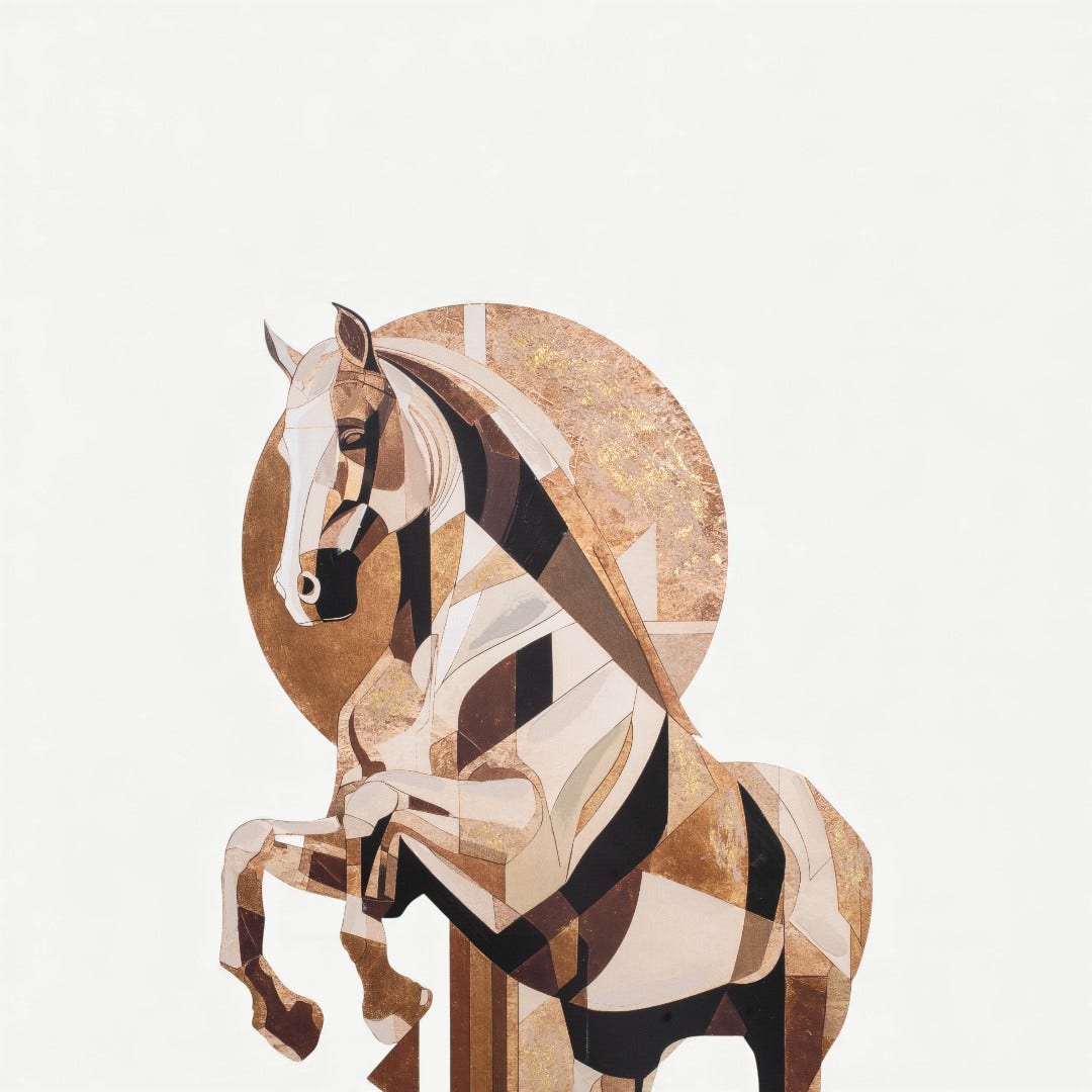 Ahzuro Hand Painted wall Art - 80x120cm