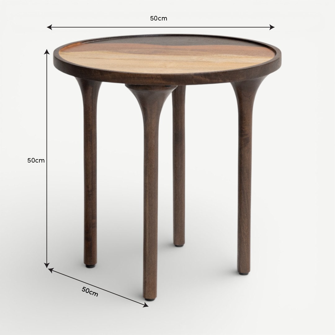 Heritage End Table Brown