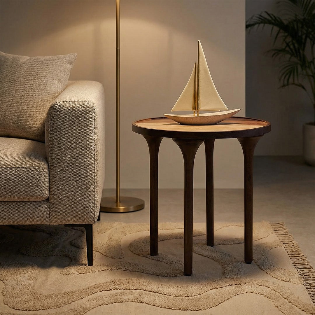 Heritage End Table Brown