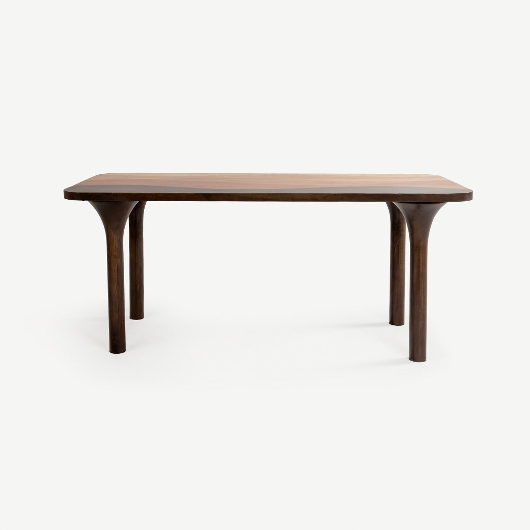 Heritage 6 Seater Dining Table Brown