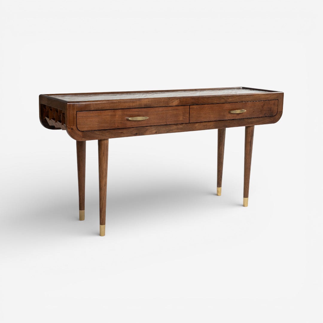 Mashrabiya Console Walnut