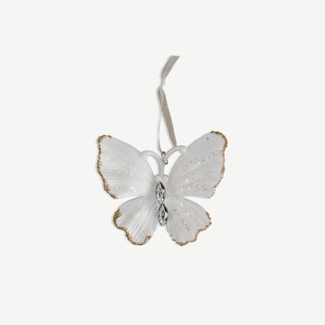 زينة عيد الميلاد - فراشة معلقة