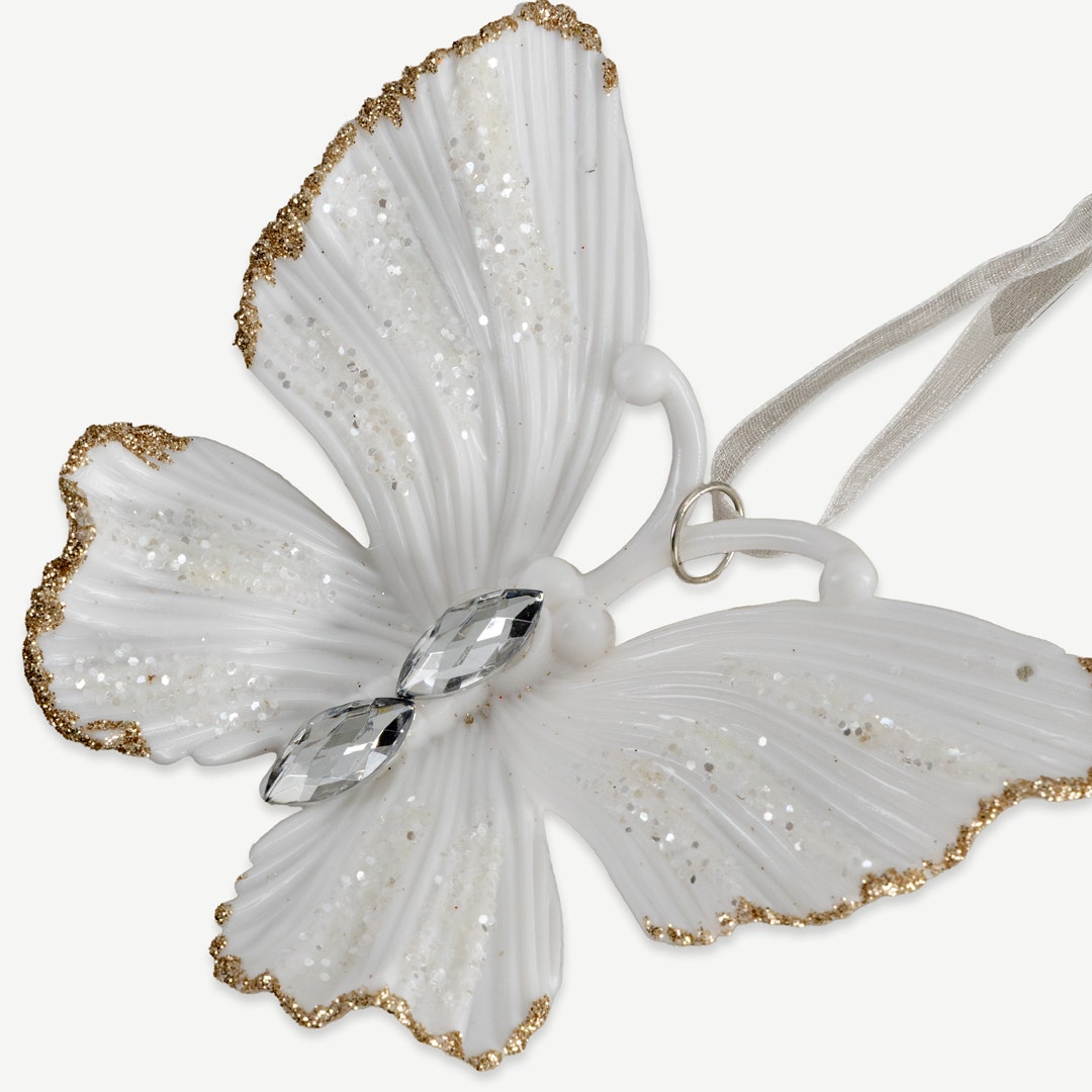 زينة عيد الميلاد - فراشة معلقة