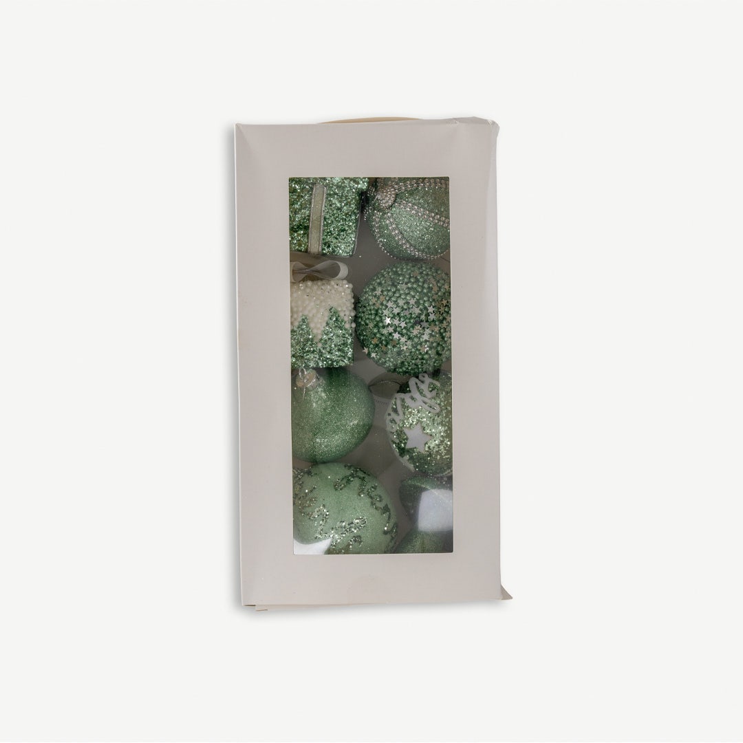 Christmas Hanging Set of 8pcs - Green